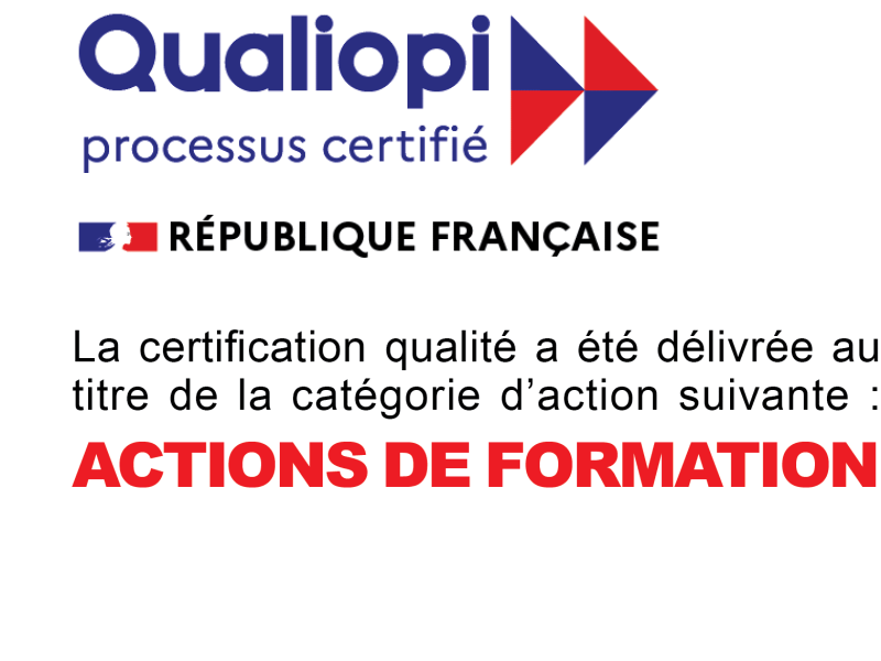 logo qualiopi certification pour celtic school auto école à Rennes